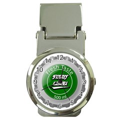 Fresh Taste Fizzy Lime Bottle Cap Money Clip Watches by Celenk