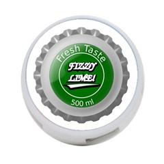 Fresh Taste Fizzy Lime Bottle Cap 4-port Usb Hub (one Side) by Celenk