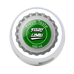 Fresh Taste Fizzy Lime Bottle Cap 4-port Usb Hub (two Sides)  by Celenk