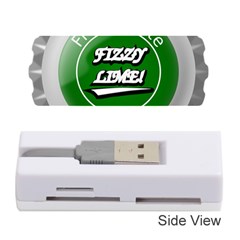 Fresh Taste Fizzy Lime Bottle Cap Memory Card Reader (stick)  by Celenk