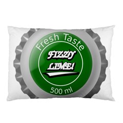 Fresh Taste Fizzy Lime Bottle Cap Pillow Case (two Sides) by Celenk