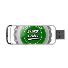 Fresh Taste Fizzy Lime Bottle Cap Portable Usb Flash (two Sides) by Celenk