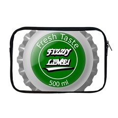 Fresh Taste Fizzy Lime Bottle Cap Apple Macbook Pro 17  Zipper Case