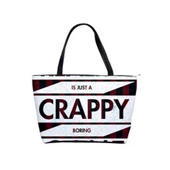 Reality Is Just A Crappy  Boring Game Shoulder Handbags by Celenk