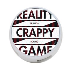 Reality Is Just A Crappy  Boring Game 4-port Usb Hub (two Sides)  by Celenk