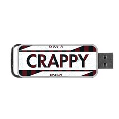 Reality Is Just A Crappy  Boring Game Portable Usb Flash (two Sides) by Celenk