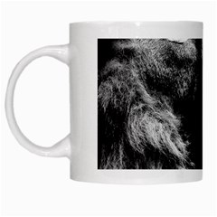 Male Lion Face White Mugs by Celenk