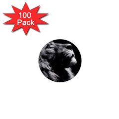 Male Lion Face 1  Mini Magnets (100 Pack)  by Celenk