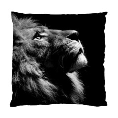 Male Lion Face Standard Cushion Case (two Sides) by Celenk