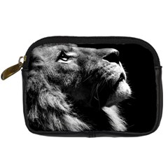 Male Lion Face Digital Camera Cases by Celenk