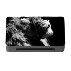 Male Lion Face Memory Card Reader With Cf by Celenk