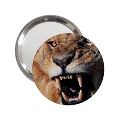 Male Lion Angry 2 25  Handbag Mirrors by Celenk