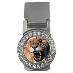 Male Lion Angry Money Clips (cz)  by Celenk