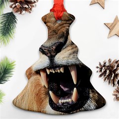 Male Lion Angry Ornament (christmas Tree)  by Celenk