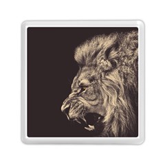 Angry Male Lion Memory Card Reader (square)  by Celenk