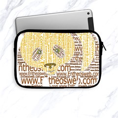 Panda Typography Apple Ipad Mini Zipper Cases by Celenk