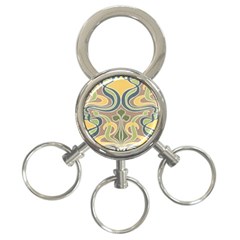 Art Floral 3-ring Key Chains by NouveauDesign