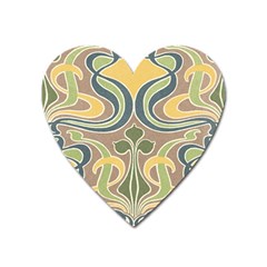 Art Floral Heart Magnet by NouveauDesign