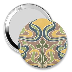 Art Floral 3  Handbag Mirrors by NouveauDesign