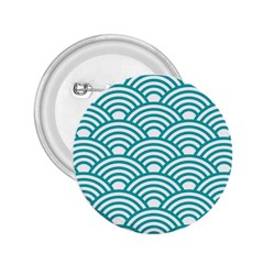 Art Deco Teal 2 25  Buttons by NouveauDesign