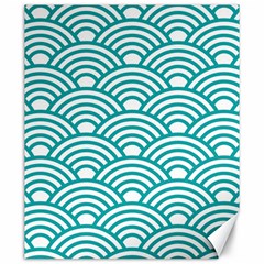 Art Deco Teal Canvas 20  X 24   by NouveauDesign