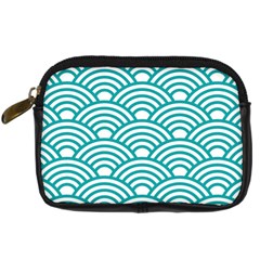 Art Deco Teal Digital Camera Cases by NouveauDesign