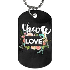 Love Dog Tag (one Side) by NouveauDesign