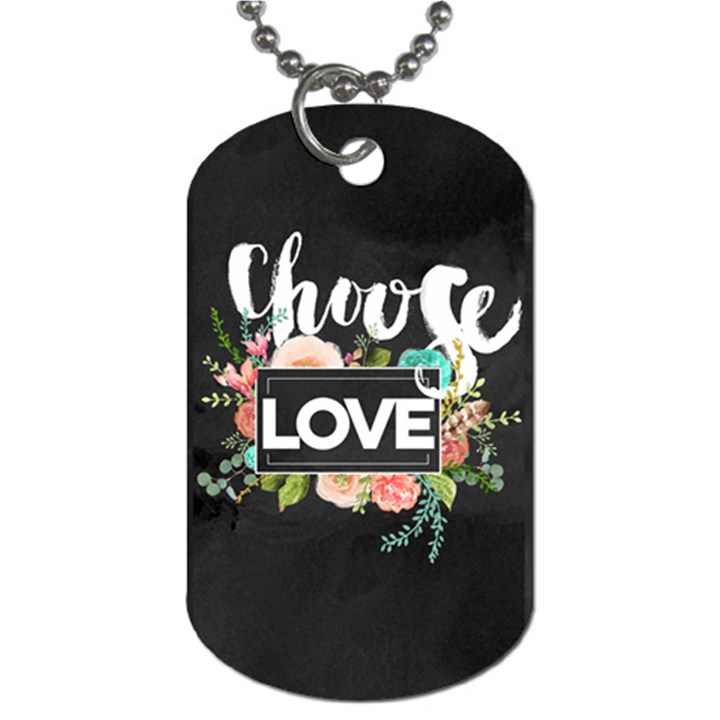 love Dog Tag (One Side)