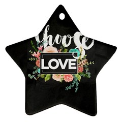 Love Star Ornament (two Sides) by NouveauDesign