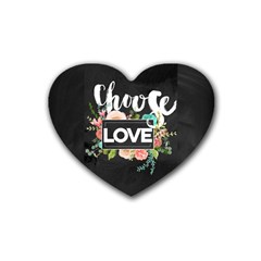 Love Rubber Coaster (heart)  by NouveauDesign