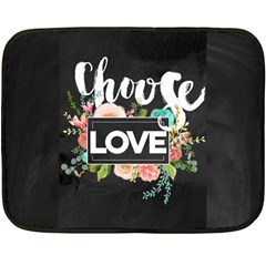 Love Double Sided Fleece Blanket (mini)  by NouveauDesign