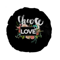 Love Standard 15  Premium Round Cushions by NouveauDesign