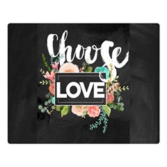 Love Double Sided Flano Blanket (large)  by NouveauDesign