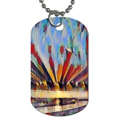 3abstractionism Dog Tag (one Side) by NouveauDesign