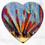 3abstractionism Jigsaw Puzzle (Heart) Front