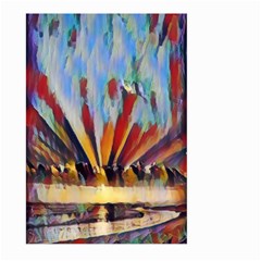 3abstractionism Large Garden Flag (two Sides) by NouveauDesign