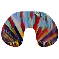 3abstractionism Travel Neck Pillows by NouveauDesign