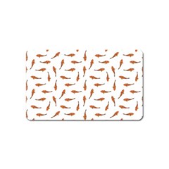 Koi Fishes Motif Pattern Magnet (name Card) by dflcprintsclothing