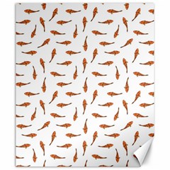 Koi Fishes Motif Pattern Canvas 20  X 24   by dflcprintsclothing