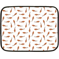 Koi Fishes Motif Pattern Double Sided Fleece Blanket (mini)  by dflcprintsclothing