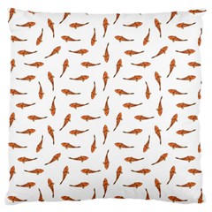 Koi Fishes Motif Pattern Large Cushion Case (two Sides)