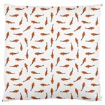 Koi Fishes Motif Pattern Standard Flano Cushion Case (One Side) Front