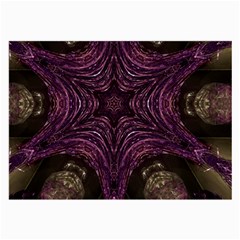 Pink Purple Kaleidoscopic Design Large Glasses Cloth (2-side) by yoursparklingshop