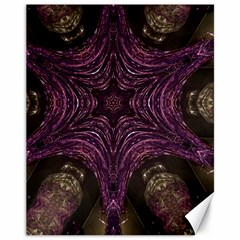 Pink Purple Kaleidoscopic Design Canvas 11  X 14   by yoursparklingshop