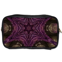 Pink Purple Kaleidoscopic Design Toiletries Bags by yoursparklingshop