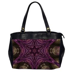 Pink Purple Kaleidoscopic Design Office Handbags (2 Sides)  by yoursparklingshop