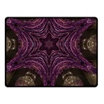 Pink Purple Kaleidoscopic Design Fleece Blanket (Small) 50 x40  Blanket Front