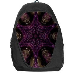 Pink Purple Kaleidoscopic Design Backpack Bag by yoursparklingshop