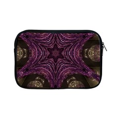 Pink Purple Kaleidoscopic Design Apple Ipad Mini Zipper Cases by yoursparklingshop