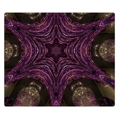 Pink Purple Kaleidoscopic Design Double Sided Flano Blanket (small)  by yoursparklingshop